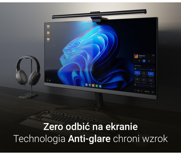 Silver Monkey Lampka do monitora z pilotem i czujnikiem otoczenia LB300 - 1361013 - zdjęcie 5